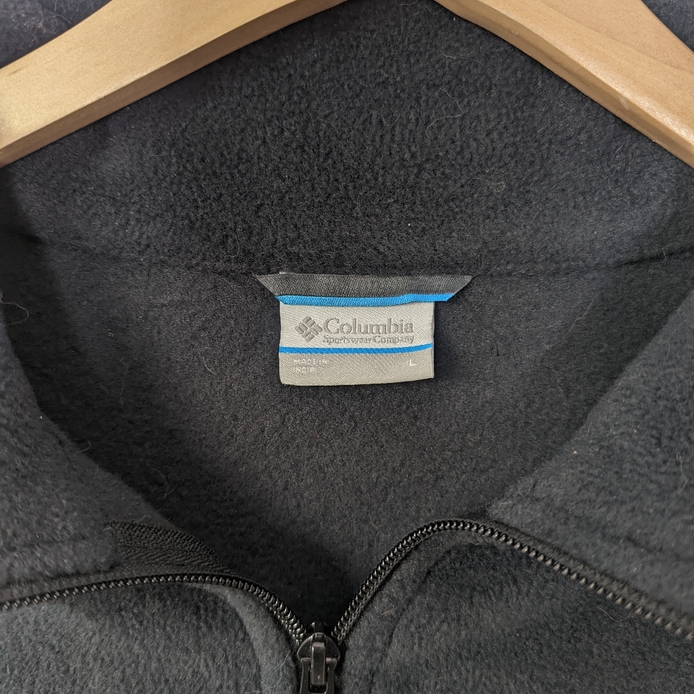 Columbia black long sleeve Fleece zip up